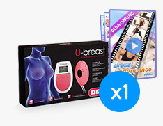 Dispositivo de última tecnología para el aumento de senos + Programa para el aumento de pecho Breast Performance gratiss